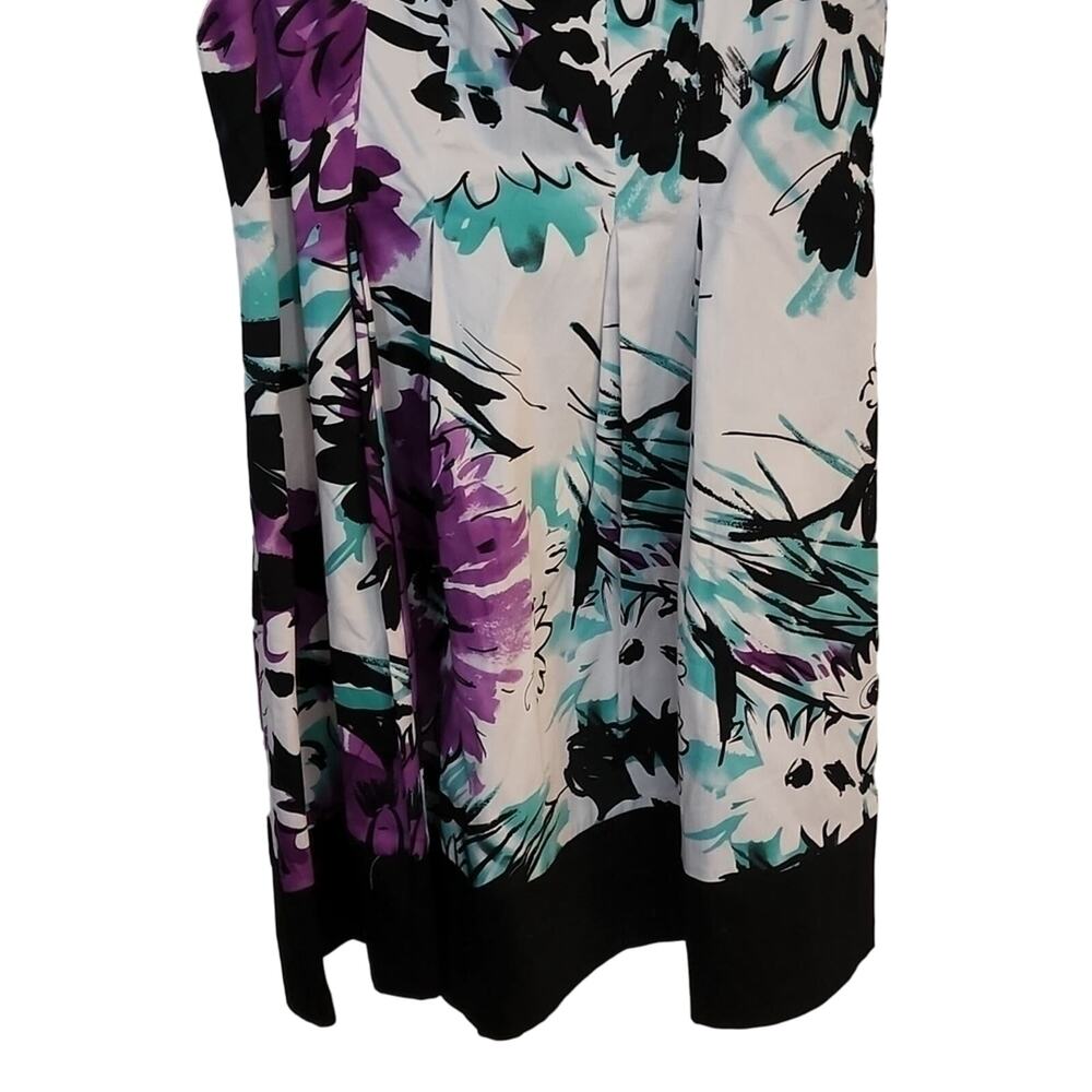 Dressbarn Abstract Floral Dress - Picture 3 of 8